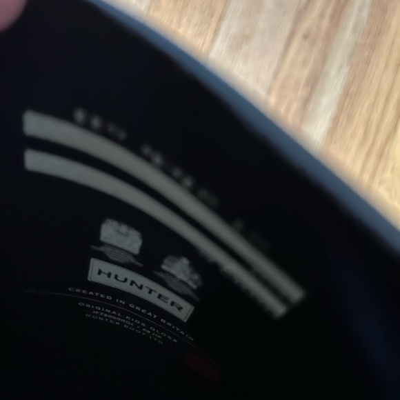 Hunter boots size 2 - Picture 3 of 4